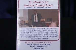 In Memory of Attorney Tommy Cryer DVD